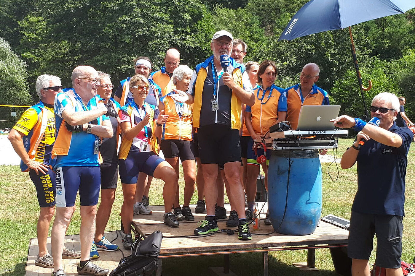 Das ADFC-Radltourteam wird in Wörth präsentiert
