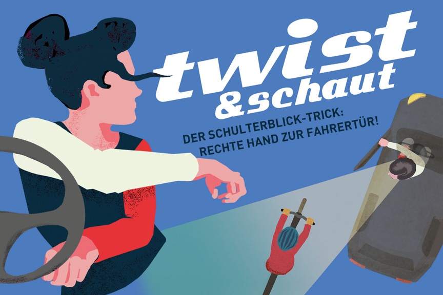 Neue Kampagne von AGFK und ADFC Bayern zum Thema „Dooring“ Neue Kampagne von AGFK und ADFC Bayern zum Thema „Dooring“