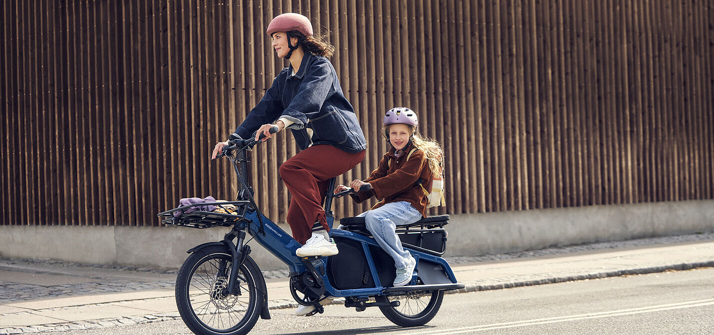 Personentransport auf dem Lastenrad