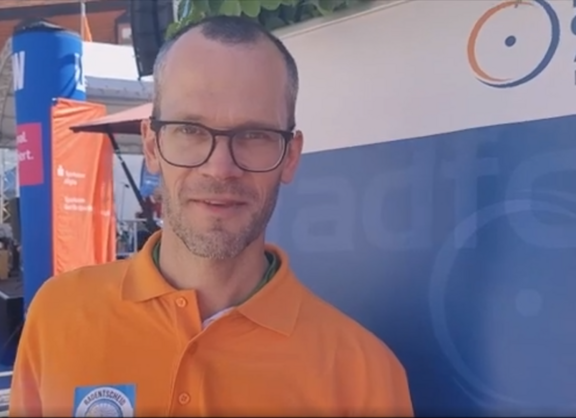 ADFC trifft...! Johannes Auburger, Unterschriftensammler