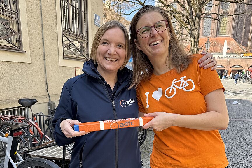 Staffelstabübergabe beim ADFC Bayern Staffelstabübergabe beim ADFC Bayern