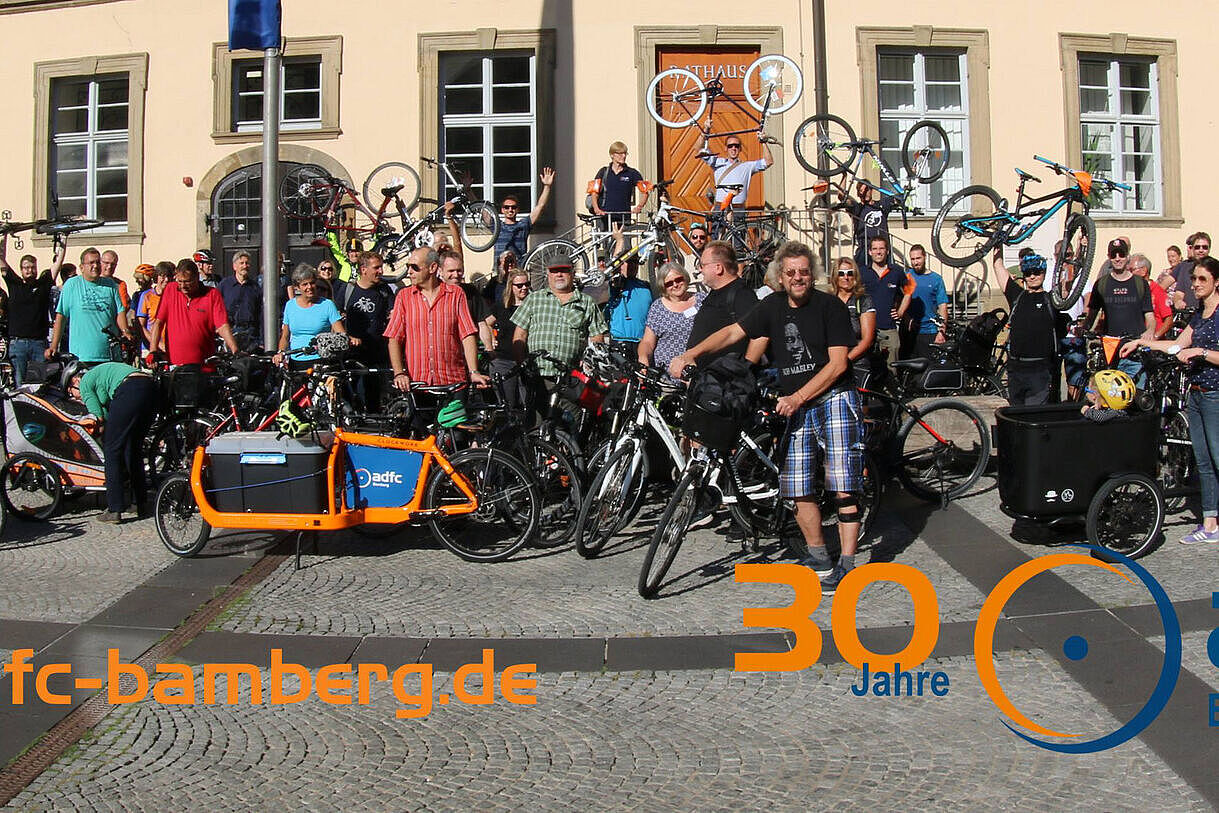 30 Jahre ADFC Bamberg: Gruppenbild