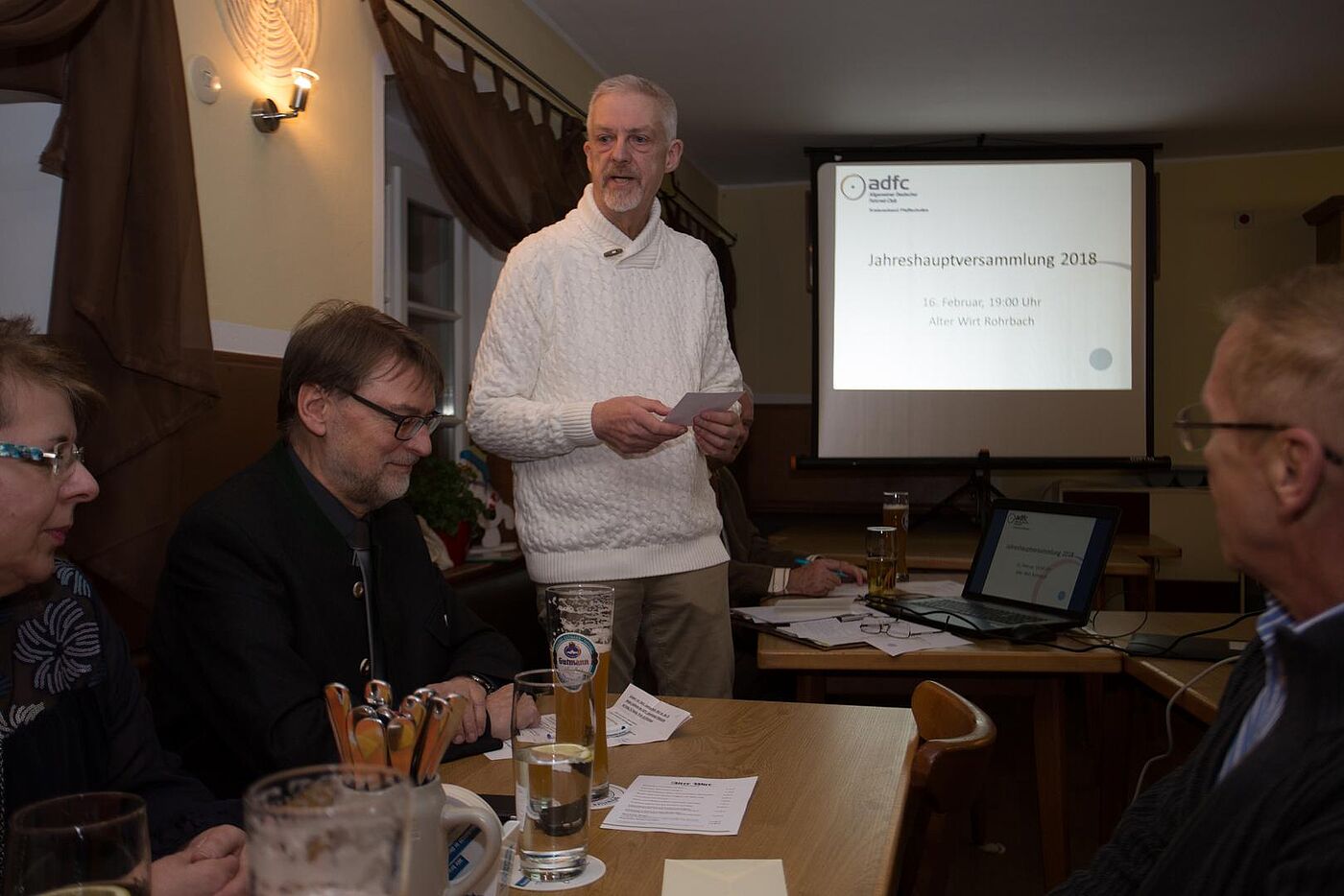25 Jahre ADFC Pfaffenhofen, Jahreshauptversammlung 2018