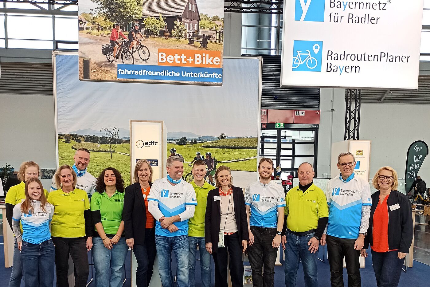 Das Messeteam von ADFC Bayern und Partnern