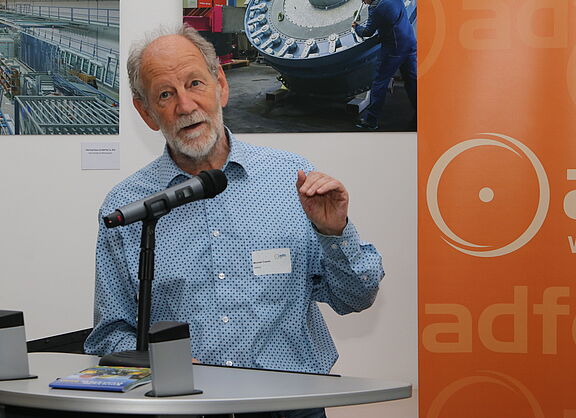 Der Initiator des Europa-Radwegs „Eiserner Vorhang" Michael Cramer