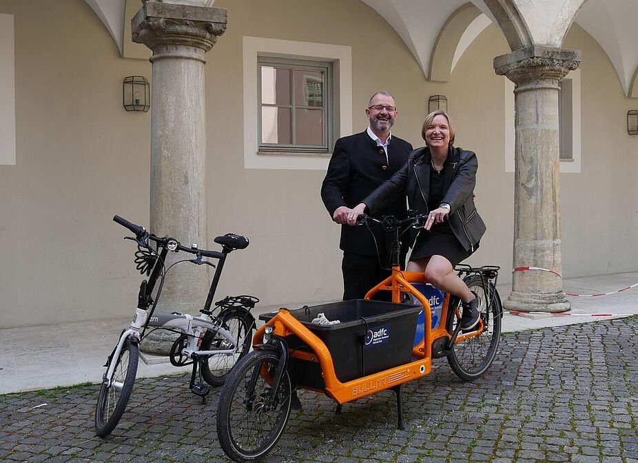 Armin Falkenhein und Bernadette Felsch Landesvorsitzende ADFC Bayern 2018