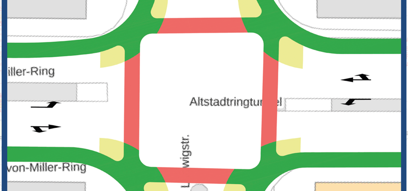 Entwurf sichere ADFC-Kreuzung Entwurf sichere ADFC-Kreuzung