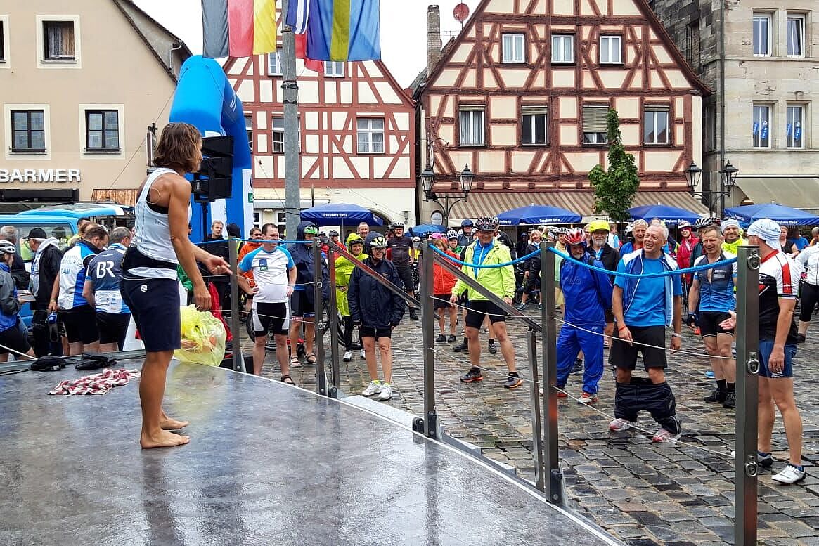  Warm-up für die Tagestour - auch barfuß