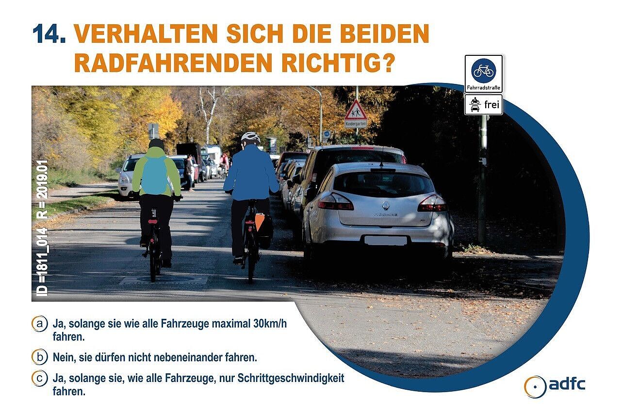 Beispielfragen aus dem Verkehrsquiz