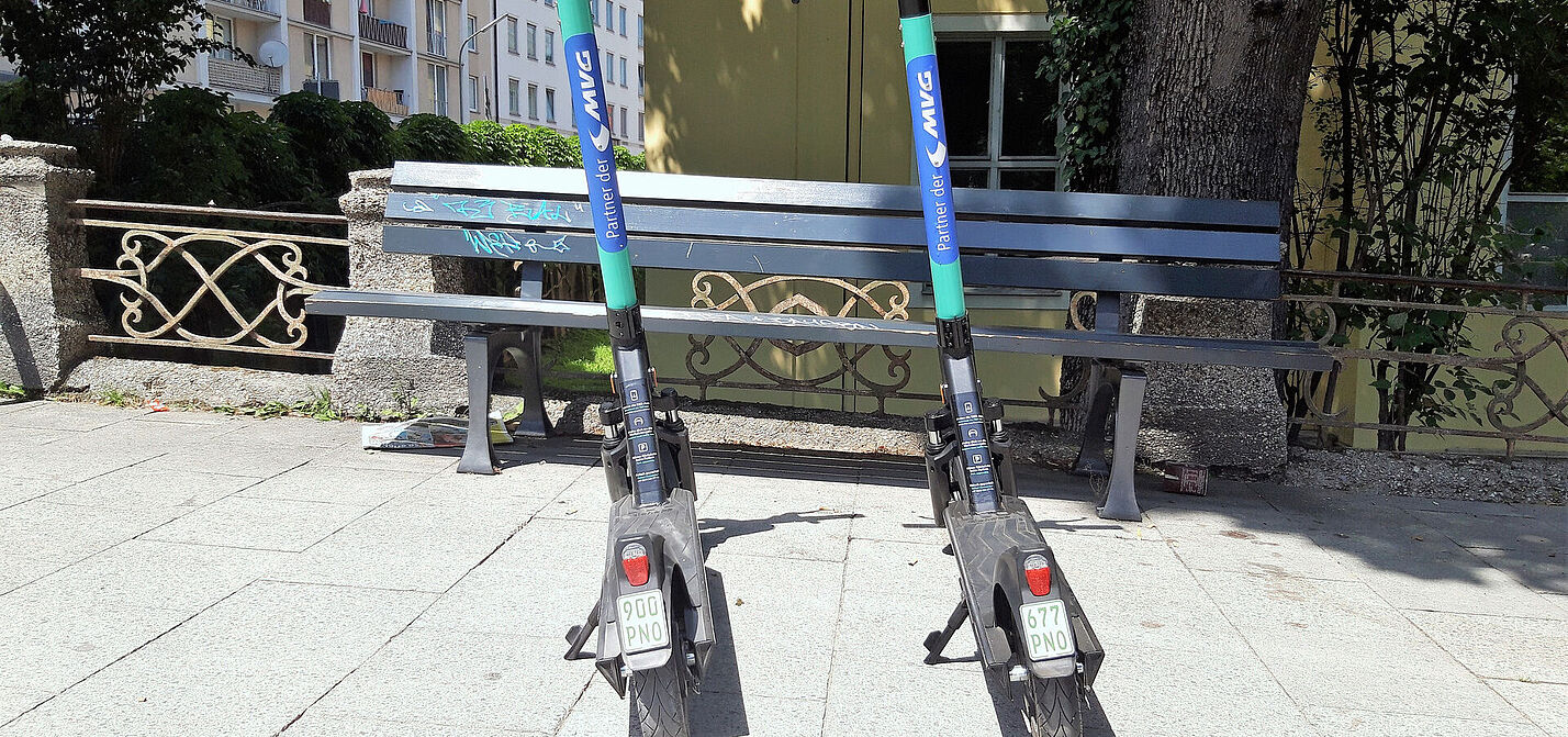 E-Scooter der MVG in München E-Scooter der MVG in München