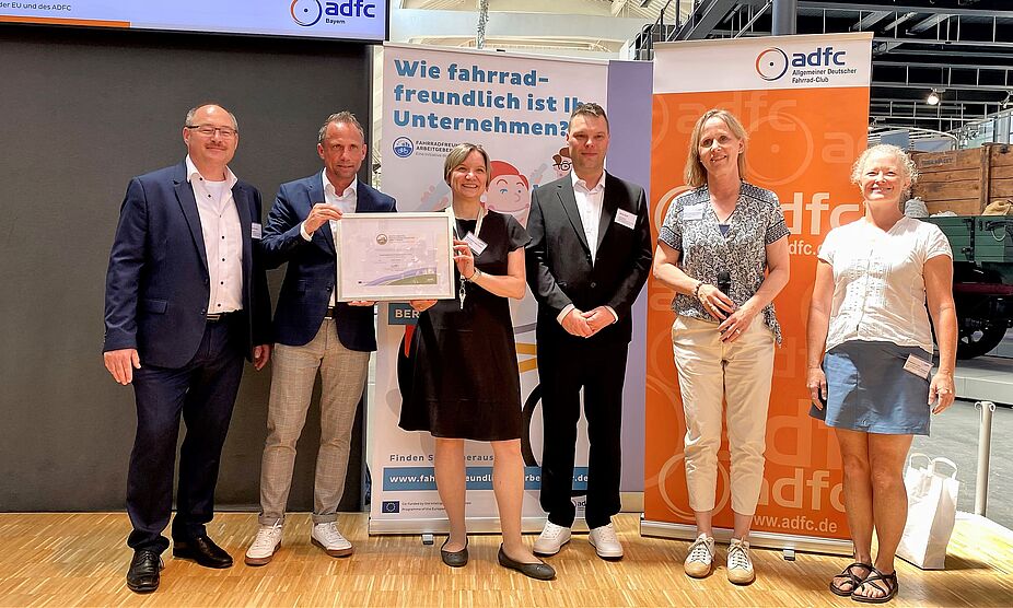 Auszeichnung Umweltministerium zum Fahrradfreundlichen Arbeitgeber