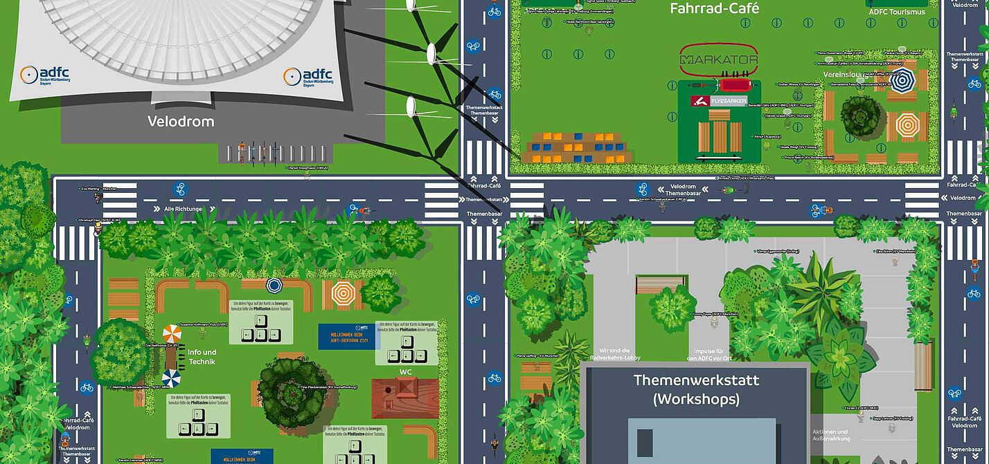 SüdForum 2021 in der virtuellen ADFC-Welt