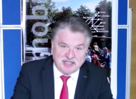 ADFC trifft...! Klaus-Peter Söllner, Landrat von Kulmbach 