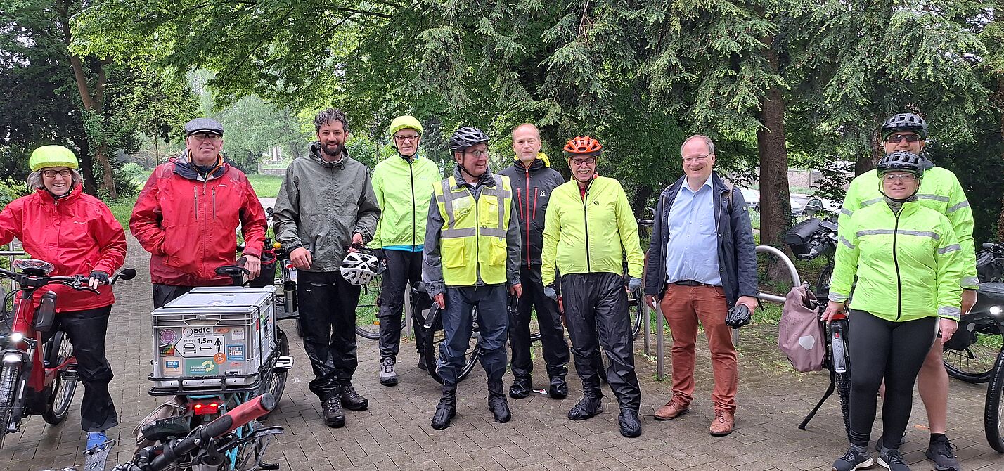 Start am Holschentor mit Olaf Schade