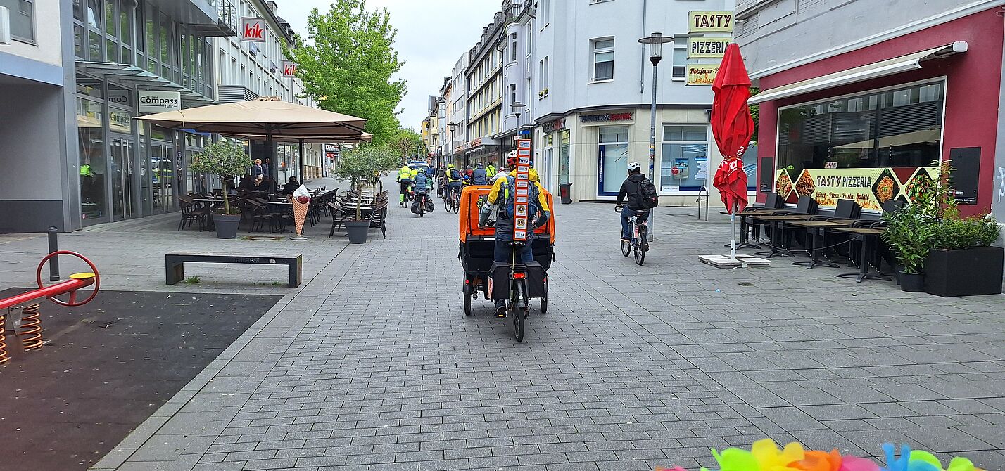 Obere Heggerstraße - Radeln erlaubt
