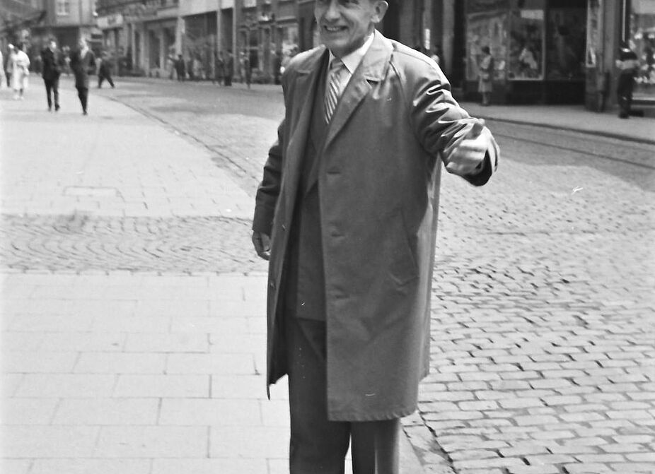 Heggerstraße Anfang der 60er Heggerstraße Anfang der 60er