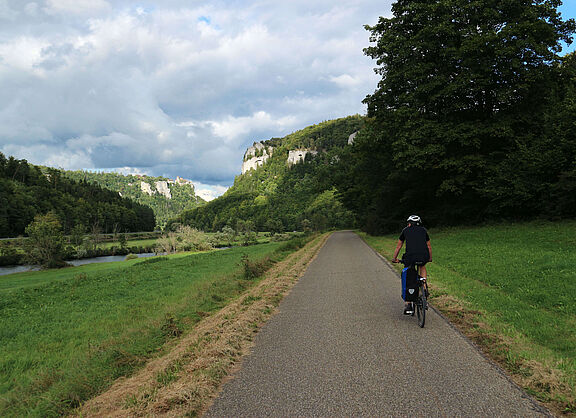 Auf Tour auf dem Donau Radweg