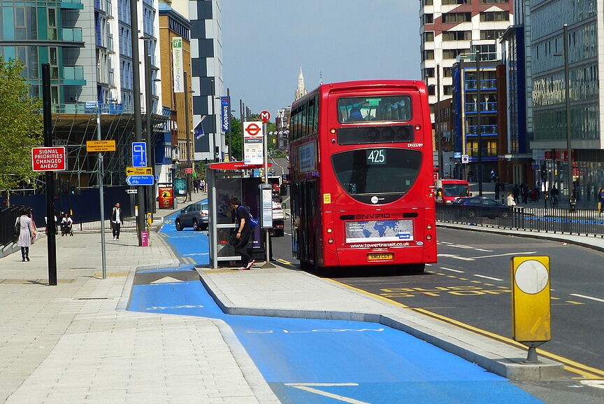 London_Bikelane3_Copy_spsmiler_CC0 Radwege in London