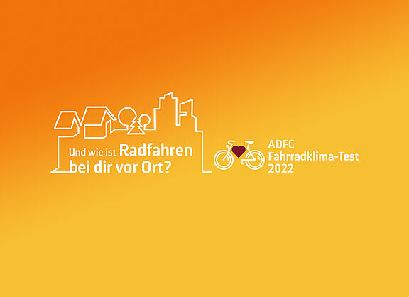 Keyvisual ADFC-Fahrradklima-Test 2022