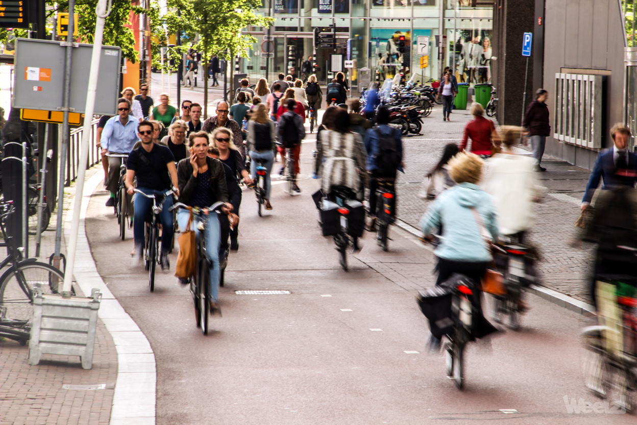 Utrecht hat seinen Radverkehrsanteil massiv erhöht.